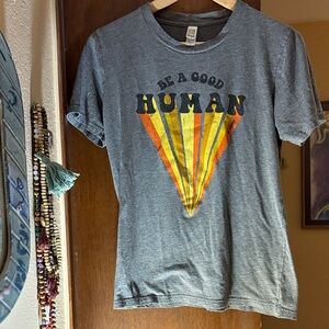 Be A Good Human Be Hippy Soft Tee